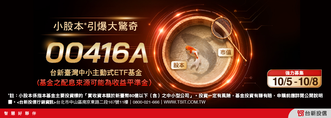 台新臺灣中小主動式ETF基金 台新臺灣中小主動式ETF基金